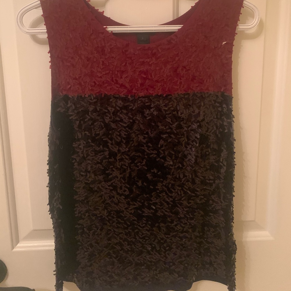 3/$22 Two tone sequin top